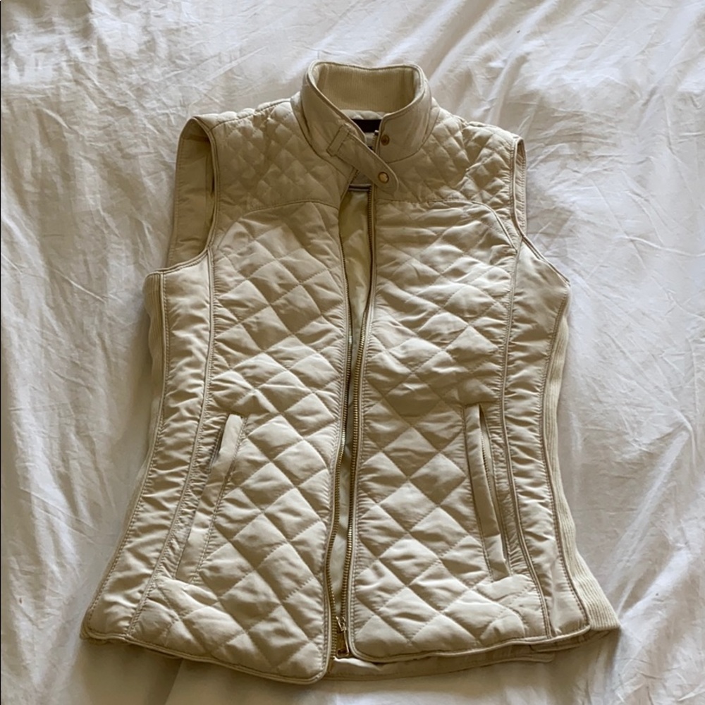 Zara white vest